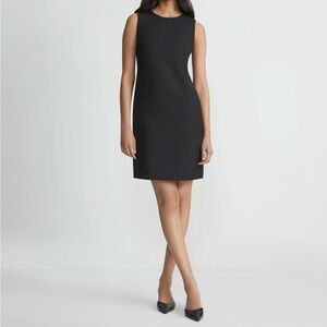Lafayette 148 New York Black Sheath Mini Dress